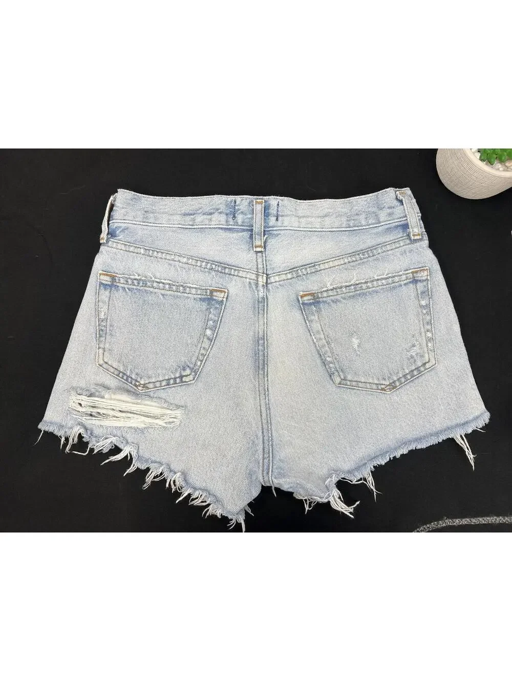AGOLDE Denim Shorts Women's size 24 - Picture 2 of 8